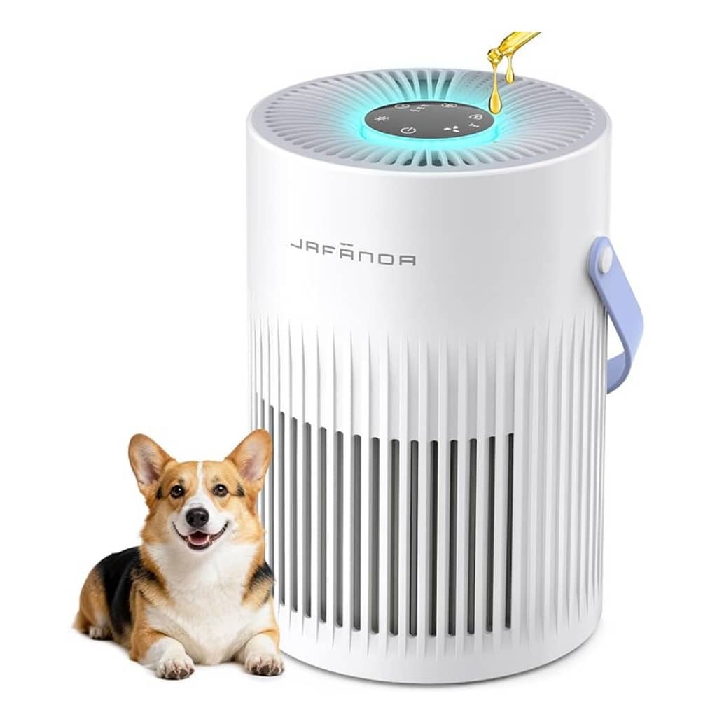 Jafända Portable Hepa Air Purifers for Home, Pet Dander, Dust, Smoke