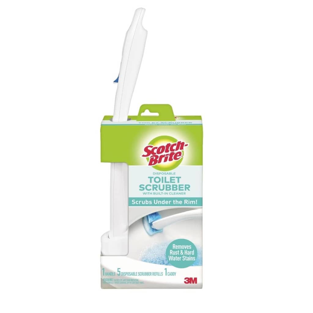 Scotch-Brite Disposable Toilet Scrubber Starter Kit
